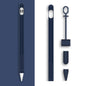 2 Sets 4 In 1 Stylus Silicone Protective Cover + Anti-Lost Rope Set For Apple Pencil 1