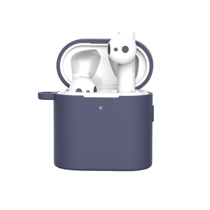 3 PCS For Xiaomi Air 3 in 1 Earphone Silicone Protective Case + Anti-lost Rope + Hook Set, Green, Purple, Pink, Black, Blue, Grey