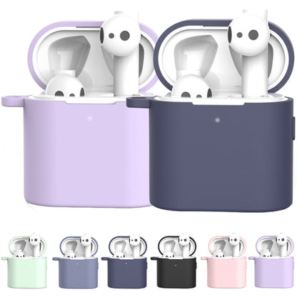 3 PCS For Xiaomi Air 3 in 1 Earphone Silicone Protective Case + Anti-lost Rope + Hook Set, Green, Purple, Pink, Black, Blue, Grey