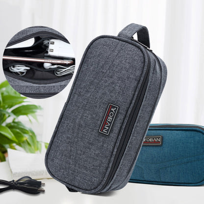 YOBAN Y-1054 Travel Digital Accessories Storage Bag Multifunction Waterproof Data Cable Charger Card Reader Finishing Package