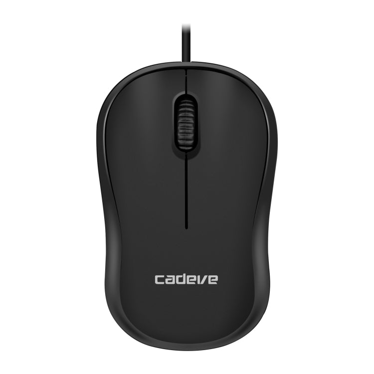 3 PCS Cadeve M220 3 Keys USB Wired Fashion Portable Mouse, Black, Black Gray, Black Red, Black Blue