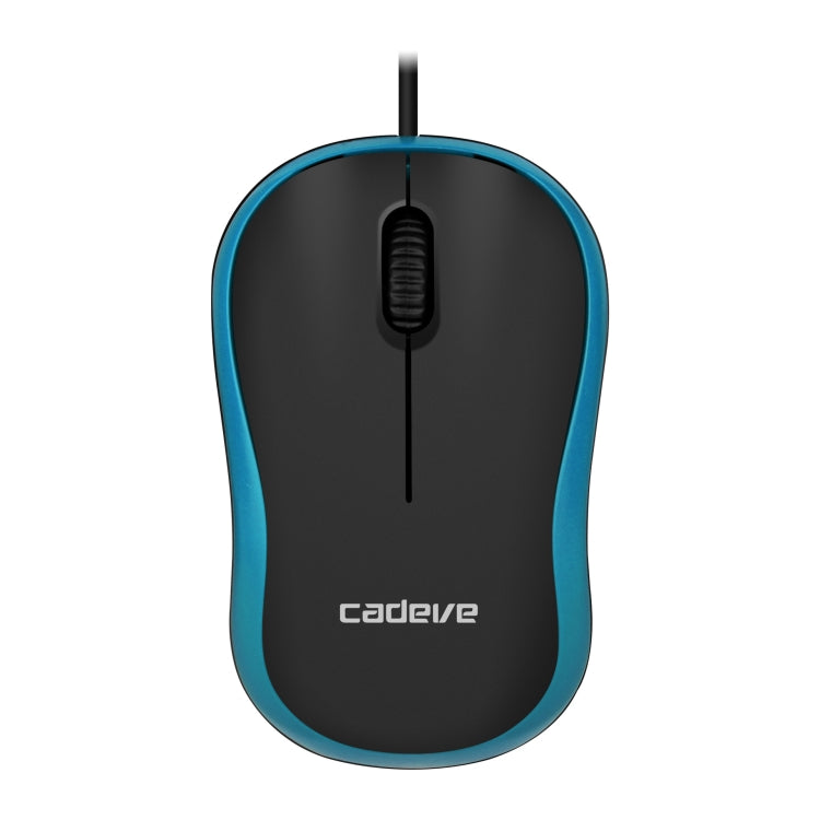 3 PCS Cadeve M220 3 Keys USB Wired Fashion Portable Mouse, Black, Black Gray, Black Red, Black Blue