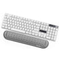Baona Silicone Memory Cotton Wrist Pad Massage Hole Keyboard Mouse Pad, Style:, Mouse Pad (Blue), Mouse Pad (Gray), Mouse Pad (Pink), Medium Keyboard Rest (Blue), Medium Keyboard Rest (Gray), Medium Keyboard Rest (Black), Large Keyboard Rest (Blue)