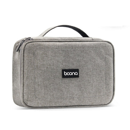 Baona BN-B005 Multi-Function Digital Storage Bag Hard Disk U Disk Earphone Storage Bag, Gray, Black