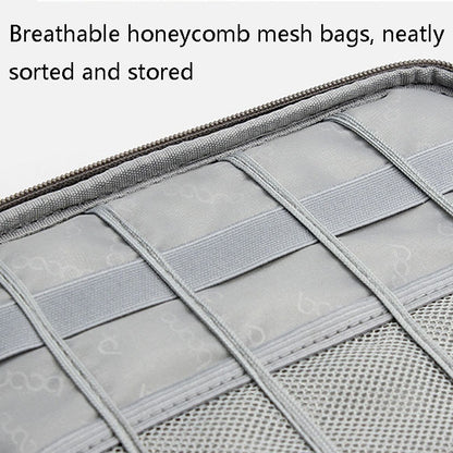 Baona BN-B005 Multi-Function Digital Storage Bag Hard Disk U Disk Earphone Storage Bag, Gray, Black