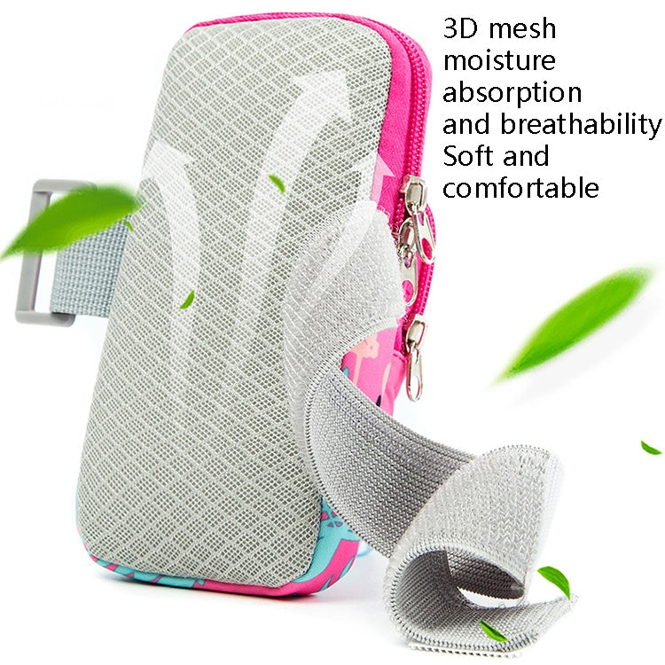 2 PCS B082 Sports Outdoor Arm Bag Mobile Phone Arm Band Running Fitness Mobile Phone Bag, Specification：