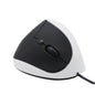 JSY-05 6 Keys Wired Vertical Mouse Ergonomics Brace Optical Mouse, White, Red, Purple, Blue, Black, Silver Gray