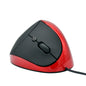 JSY-05 6 Keys Wired Vertical Mouse Ergonomics Brace Optical Mouse, White, Red, Purple, Blue, Black, Silver Gray