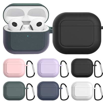 Silicone Shockproof Cover with Metal Buckle For AirPods 3