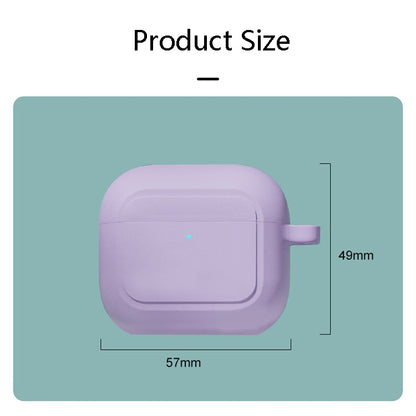 Silicone Shockproof Cover with Metal Buckle For AirPods 3