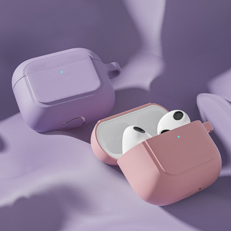 Silicone Shockproof Cover with Metal Buckle For AirPods 3