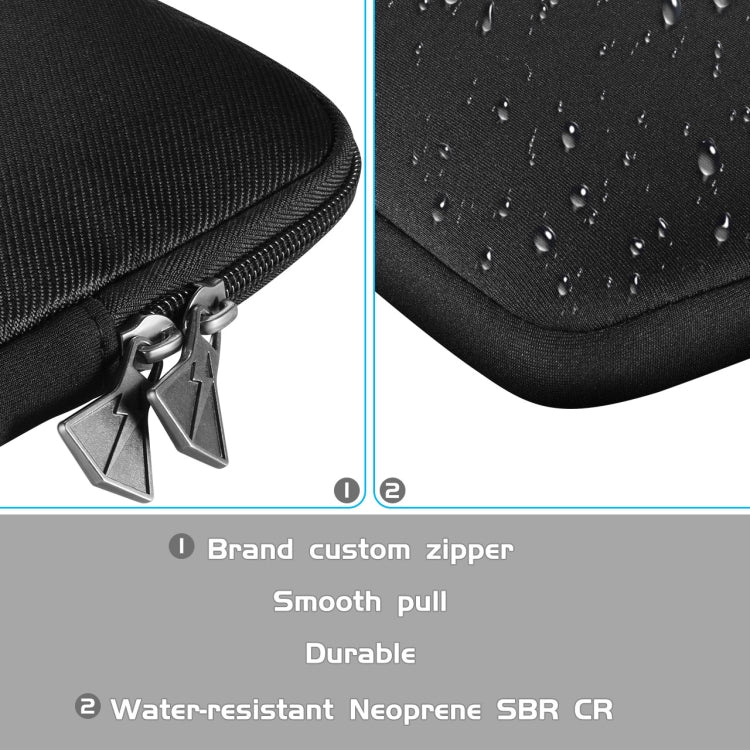 Universal PU Leather + Nylon Waterproof Zipper Portable Keyboard Storage Bag For Apple Wireless Keyboard A1314 & Magic Keyboard A1644