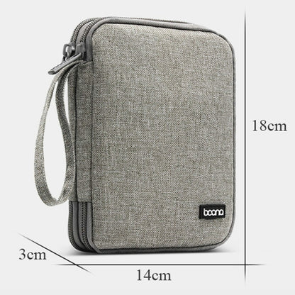 Baona BN-D004 Double-layer Data Cable Storage Bag Digital Accessories Finishing Bag