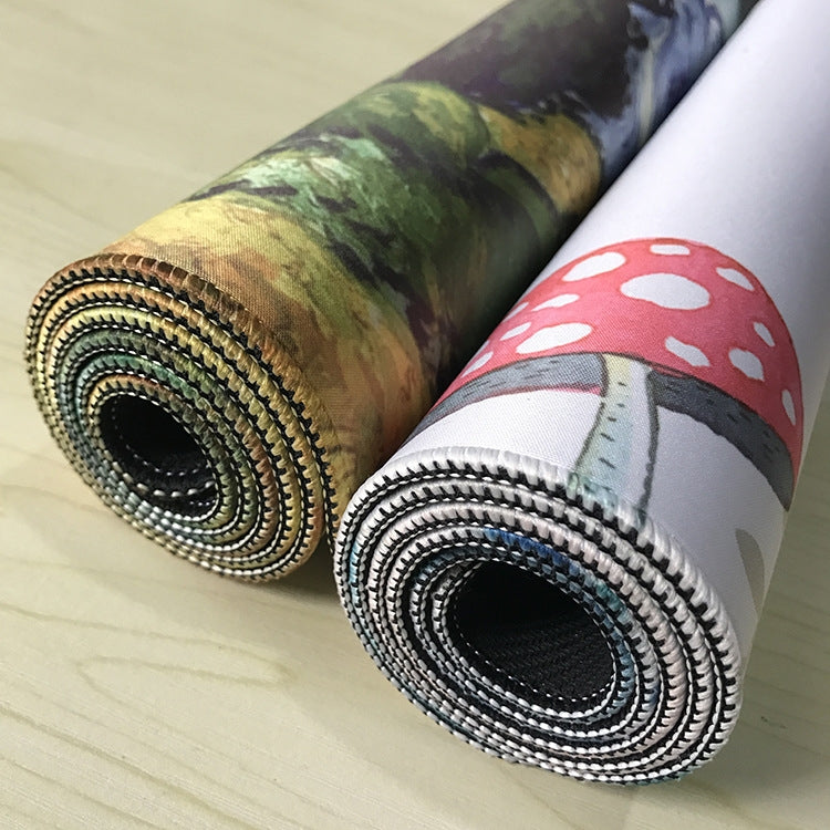 Cute Cartoon Non-Slip Desk Mat, Size:, 300 x 800 x 5mm Seaming, 400 x 900 x 1.5mm Not Overlocked, 400 x 900 x 2mm Seaming, 400 x 900 x 3mm Seaming