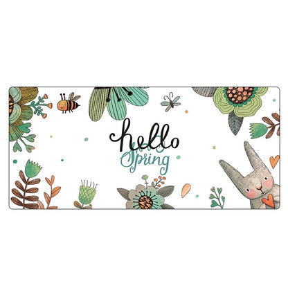 Cute Cartoon Non-Slip Desk Mat, Size:, 300 x 800 x 5mm Seaming, 400 x 900 x 1.5mm Not Overlocked, 400 x 900 x 2mm Seaming, 400 x 900 x 3mm Seaming