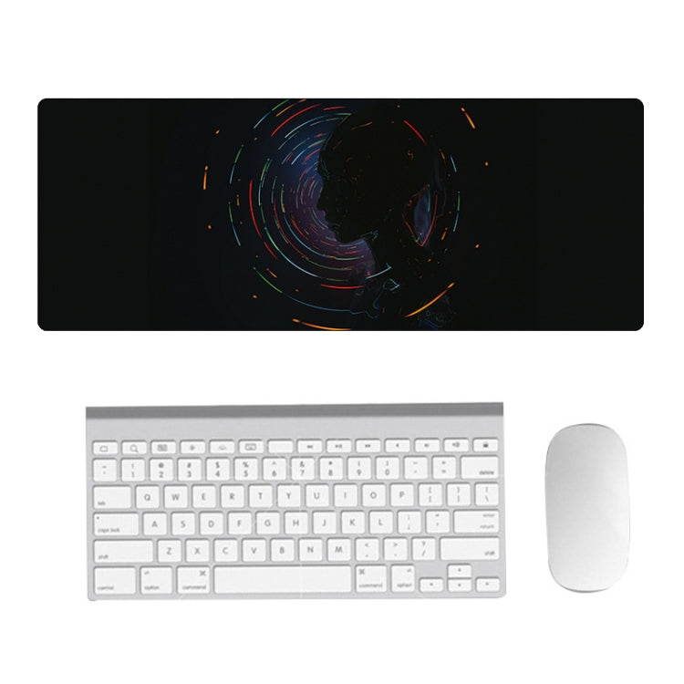 Hand-Painted Fantasy Pattern Mouse Pad, Size:, 300 x 800 x 1.5mm Not Overlocked, 300 x 800 x 2mm Seaming, 300 x 800 x 3mm Seaming, 300 x 800 x 4mm Seaming