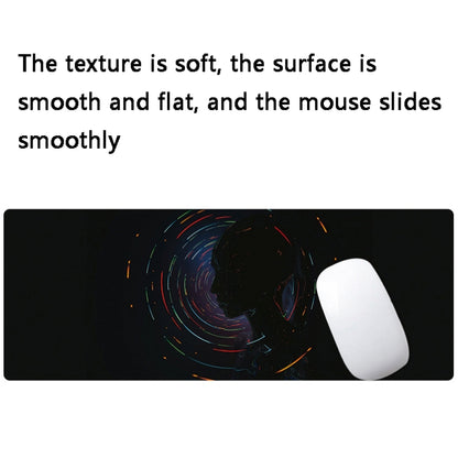 Hand-Painted Fantasy Pattern Mouse Pad, Size:, 300 x 800 x 5mm Seaming, 400 x 900 x 1.5mm Not Overlocked, 400 x 900 x 2mm Seaming, 400 x 900 x 3mm Seaming
