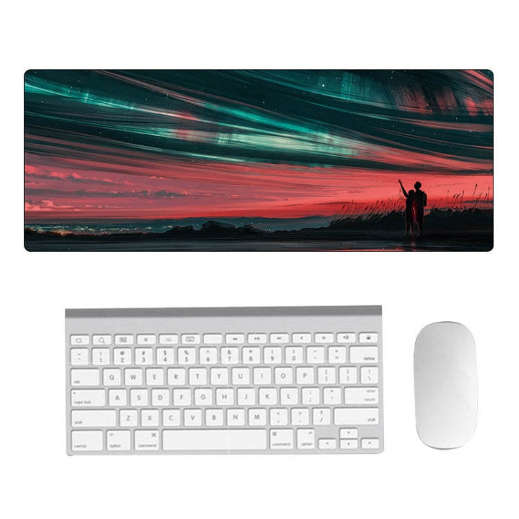 Hand-Painted Fantasy Pattern Mouse Pad, Size:, 300 x 800 x 5mm Seaming, 400 x 900 x 1.5mm Not Overlocked, 400 x 900 x 2mm Seaming, 400 x 900 x 3mm Seaming