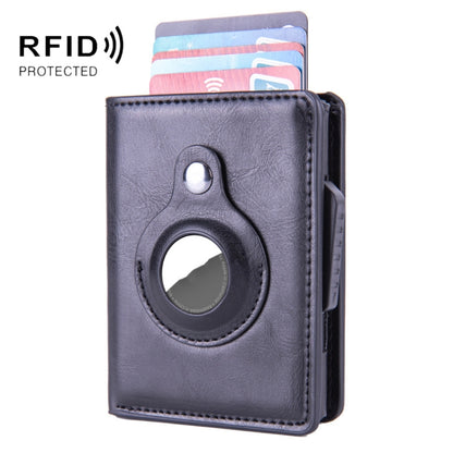 RFID Automatic Pop-Up Card Holder Multi-Function Locator Wallet For AirTag