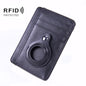 RFID PU Anti-Theft Card Holder Thin Tracker Card Holder For Airtag