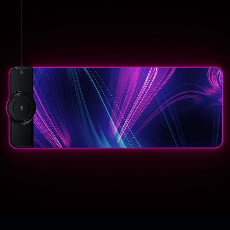 K9186 Multifunctional RGB Lighting Mouse Pad With Wireless Charger