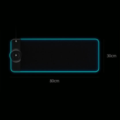 K9186 Multifunctional RGB Lighting Mouse Pad With Wireless Charger