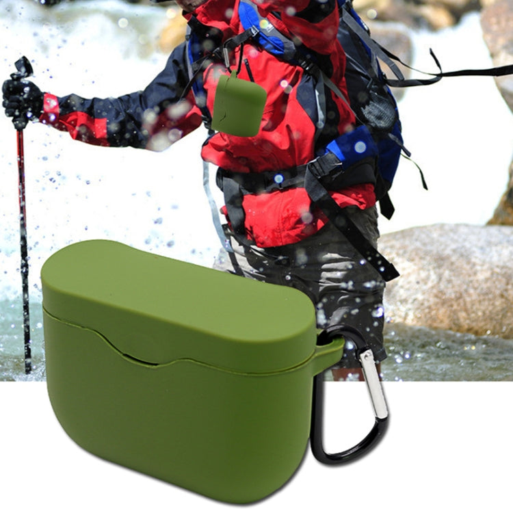 2 PCS Bluetooth Earphone Silicone Protective Cover with Hook For Sony WF-1000XM3, Pink, Mint Green, Transparent, Green, Lavender Purple