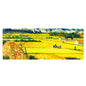 Am002 Large Oil Painting Desk Rubber Mouse Pad, 300x800x5mm Stitched Edges, 400x900x4mm Stitched Edges