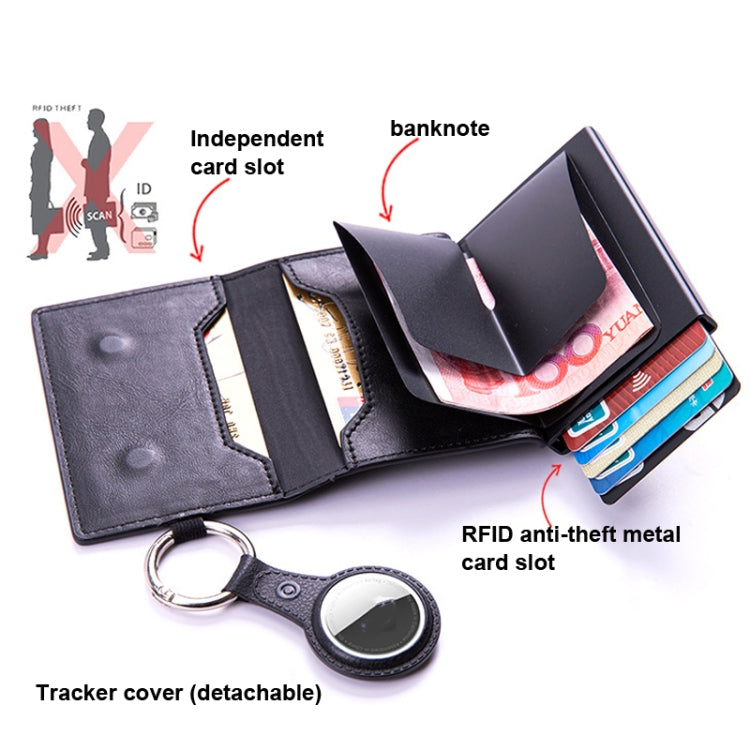 RFID Keychain Tracker Cover Locator Card Holder Wallet for AirTag