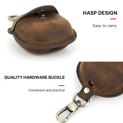 Crazy Horse Leather Wireless Bluetooth Earphone Cover For Samsung Galaxy Buds2