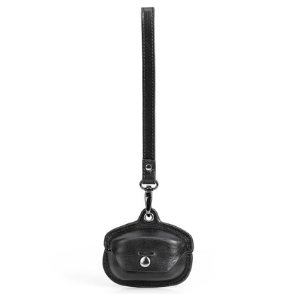 Crazy Horse Leather Wireless Bluetooth Earphone Cover For Sony WF-1000XM4, Brown, Coffee, Blue, Green, Red, Black