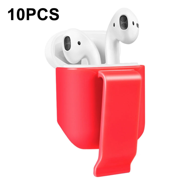 10 PCS Portable Headset Waist Hanging Protective Cover, Suitable For AirPods 2