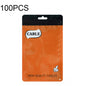 100 PCS Thumb Type Data Cable Packaging Bag Thickened Plastic Ziplock Bag