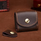 S122 Vintage Mini Leather Headphone Bag, Coffee, Wine Red, Black, Blue, Gray, Green