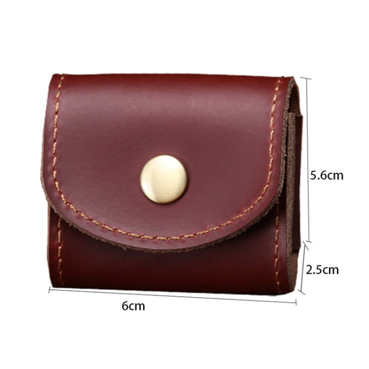 S122 Vintage Mini Leather Headphone Bag