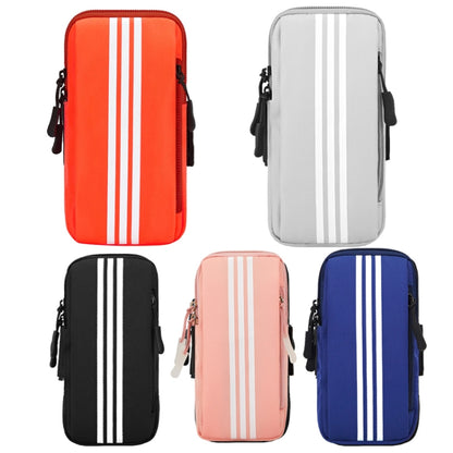 Outdoor Sports Running Mobile Phone Arm Bag Fitness Wrist Bag, Blue, Black, Orange, Grey, Pink