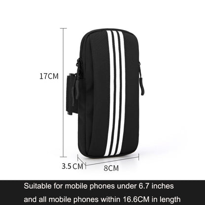 Outdoor Sports Running Mobile Phone Arm Bag Fitness Wrist Bag, Blue, Black, Orange, Grey, Pink