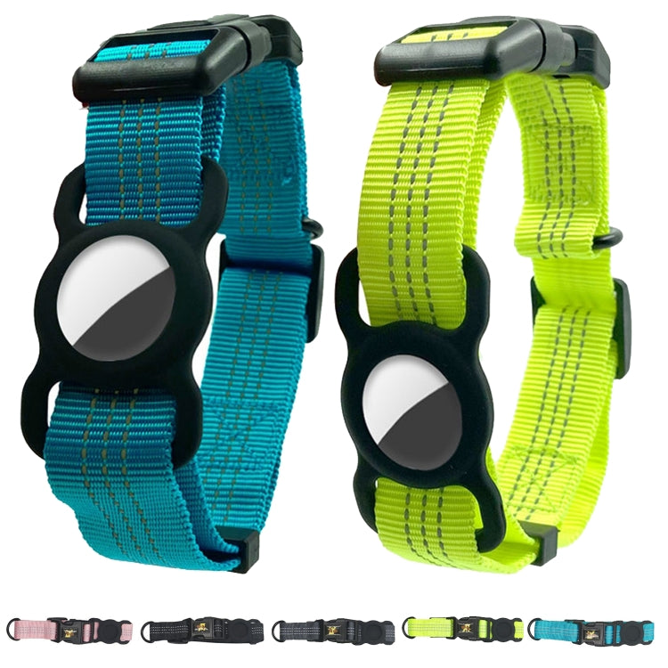 PUGGA GG1002 Polyester Pet Collars Dog GPS Device Protector Collar, Size: