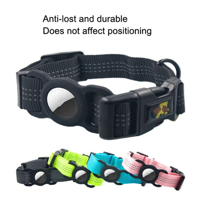 PUGGA GG1002 Polyester Pet Collars Dog GPS Device Protector Collar, Size: