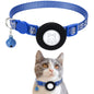 Pet Cat Reflective Collar with Bell for Airtag Tracker