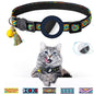 Pet Colored Bell Tassel Collar for AirTag 2nd Gen / AirTag 1st Gen, Yellow, Green, Blue, Purple, Deep Blue, White, Red, Pink, Orange, Yellow Green