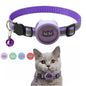 Pet Reflective Collar with Bell for AirTag 2nd Gen / AirTag 1st Gen, Red, Purple, Black, Pink