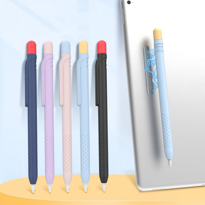 CY152 Magnetic Silicone Storage Colorblock Pen Holder For Pencil 1