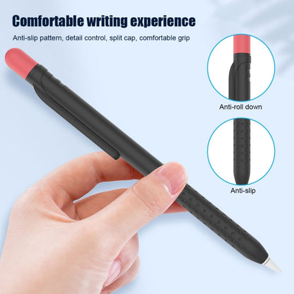 CY152 Magnetic Silicone Storage Colorblock Pen Holder For Pencil 1