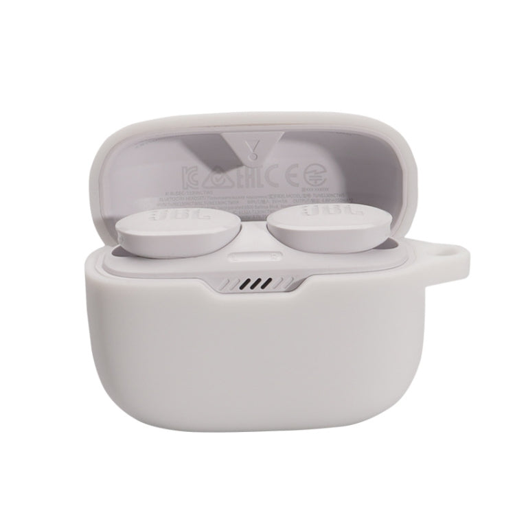 For JBL T230NC TWS Wireless Bluetooth Headphones Silicone Case, White, Mint Green, Pink, Black, Red, Yellow, Matcha Green, Ink Green, Sky Blue, Afternoon Blue