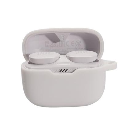 For JBL T230NC TWS Wireless Bluetooth Headphones Silicone Case, White, Mint Green, Pink, Black, Red, Yellow, Matcha Green, Ink Green, Sky Blue, Afternoon Blue