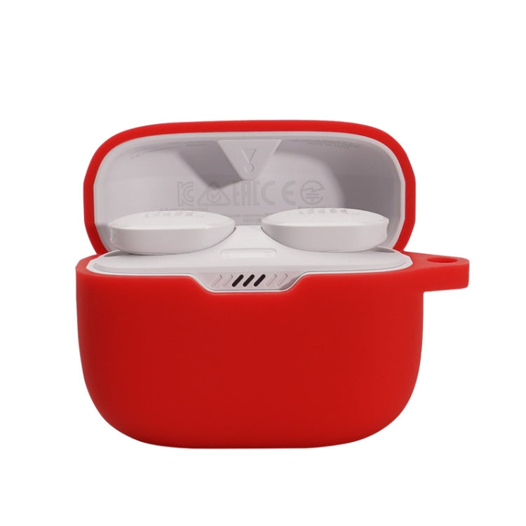 For JBL T230NC TWS Wireless Bluetooth Headphones Silicone Case, White, Mint Green, Pink, Black, Red, Yellow, Matcha Green, Ink Green, Sky Blue, Afternoon Blue