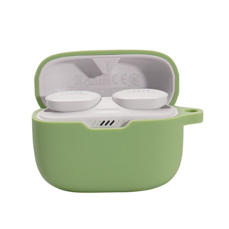 For JBL T230NC TWS Wireless Bluetooth Headphones Silicone Case, White, Mint Green, Pink, Black, Red, Yellow, Matcha Green, Ink Green, Sky Blue, Afternoon Blue