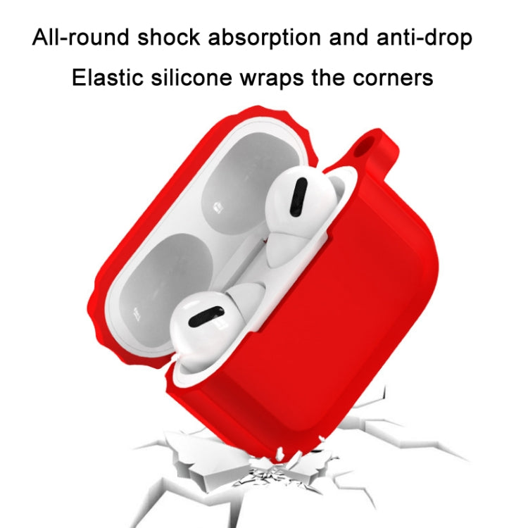 Bluetooth Earphone Soft Silicone Case, For AirPods Pro (Rose Red), For AirPods Pro (Sapphire), For AirPods Pro (Wine Red), For AirPods Pro (Yellow), For AirPods Pro (White), For AirPods Pro (Black), For AirPods Pro (Pink), For AirPods Pro (Mint Green) ...