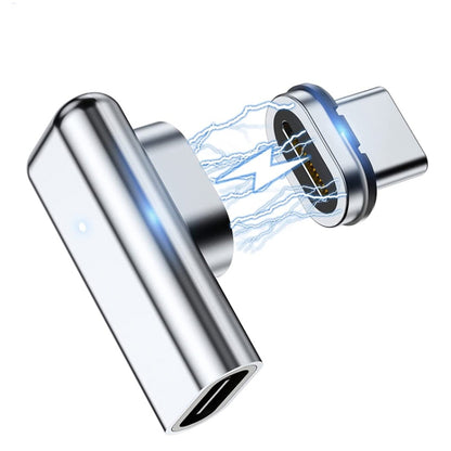 TZ30 PD100W 24Pin Fast Charge Type-C / USB-C Magnetic Elbow Adapter For MacBook Notebook Connector